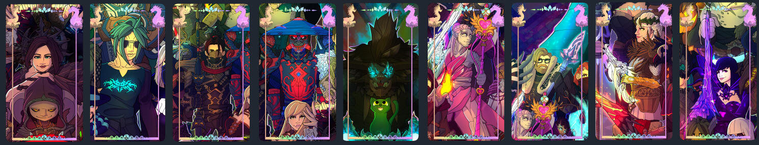 Samples of Characters from Above