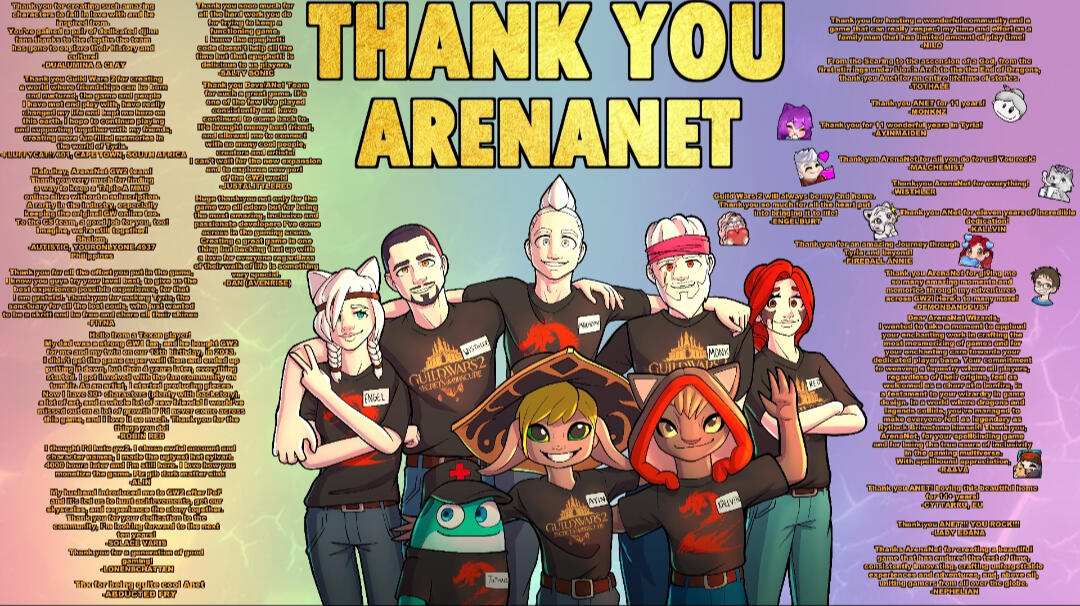 ArenaNet Thank You Poster 2023